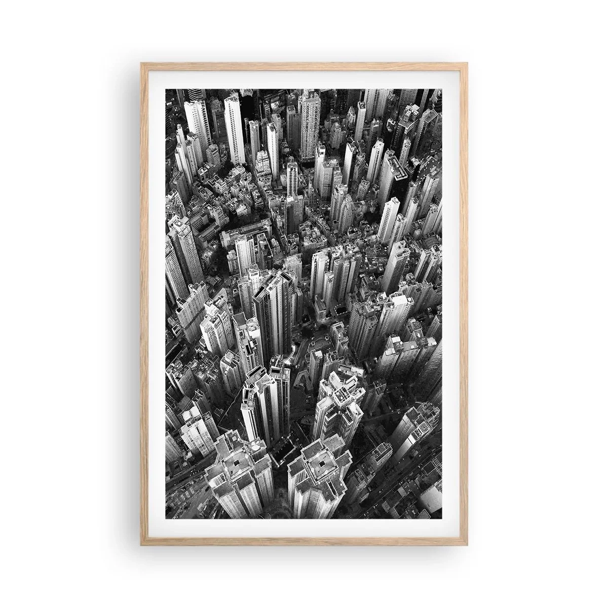 Poster în ramă de stejar deschis - Din ce în ce mai sus - 61x91 cm