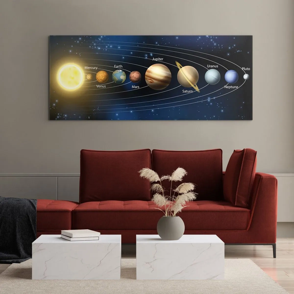 Tablou pe sticlă - Una din zece - 120x50 cm