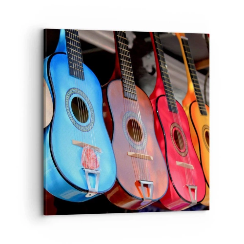 Tablou pe pânză - Vibrații latino - 70x70 cm