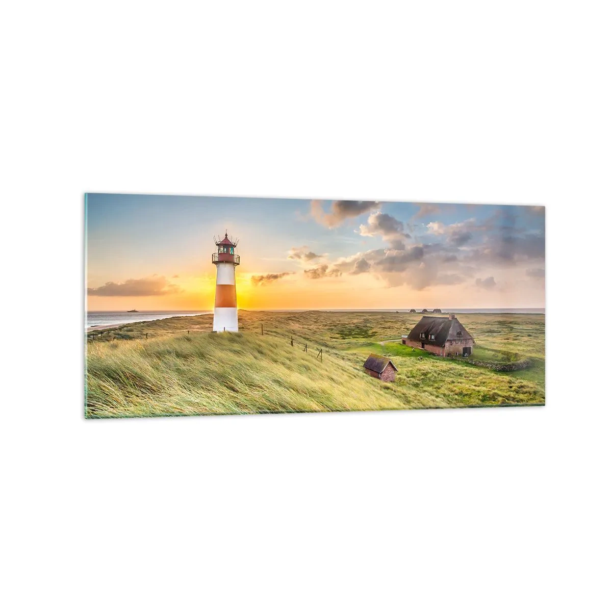 Tablou pe sticlă - Între valuri - 120x50 cm