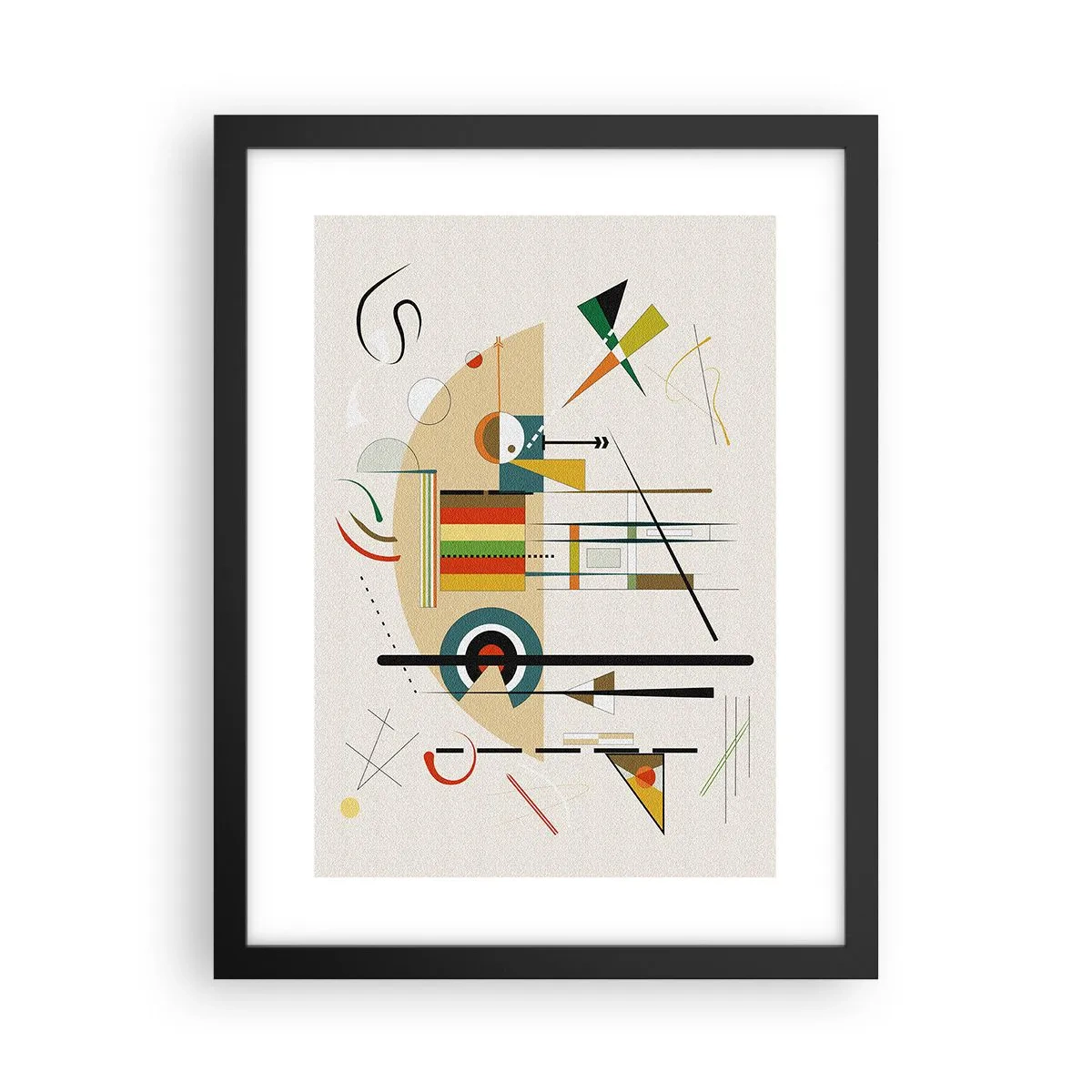 Poster în ramă neagră - Și lumea râde - 30x40 cm