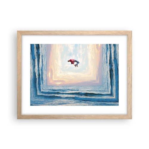 Poster în ramă de stejar deschis - Spre o altă dimensiune - 40x30 cm