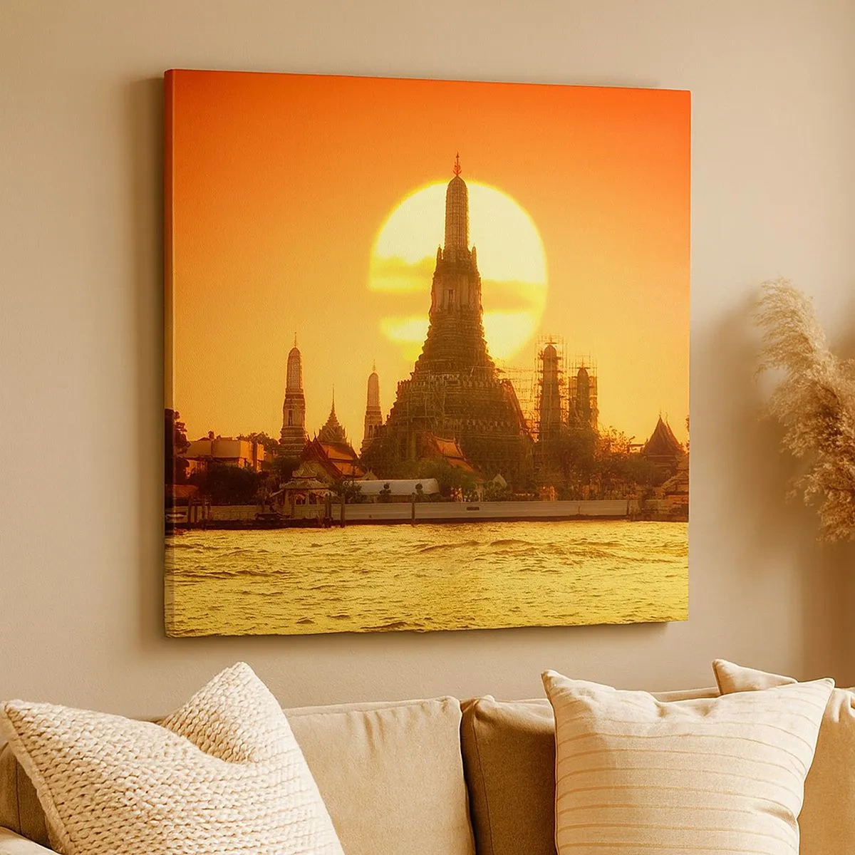 Tablou pe pânză - Spre soare, mereu spre soare - 30x30 cm