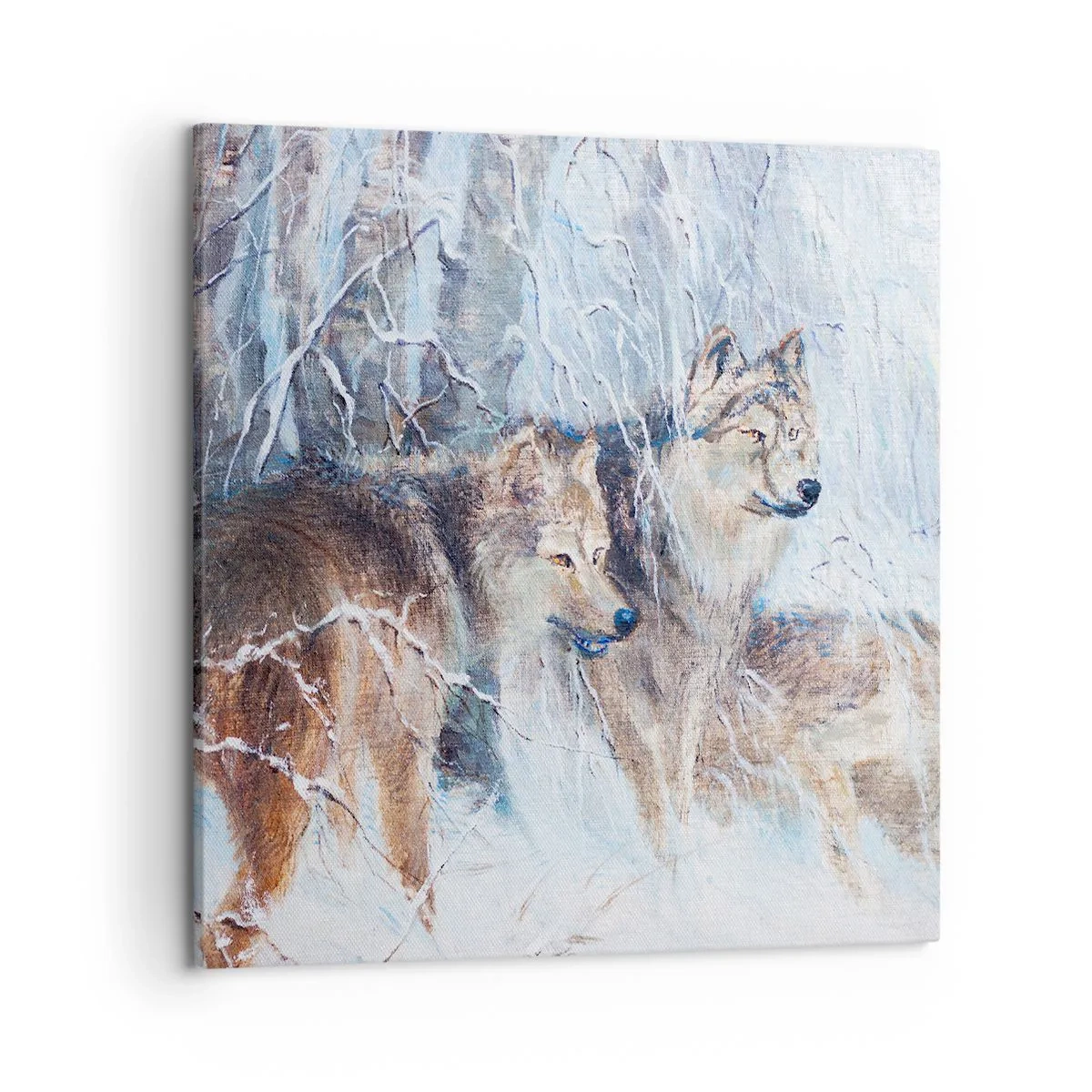 Tablou pe pânză - Atenție! Vine... - 50x50 cm