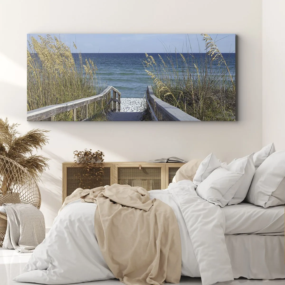 Tablou pe pânză - În soare, în vânt - 100x40 cm