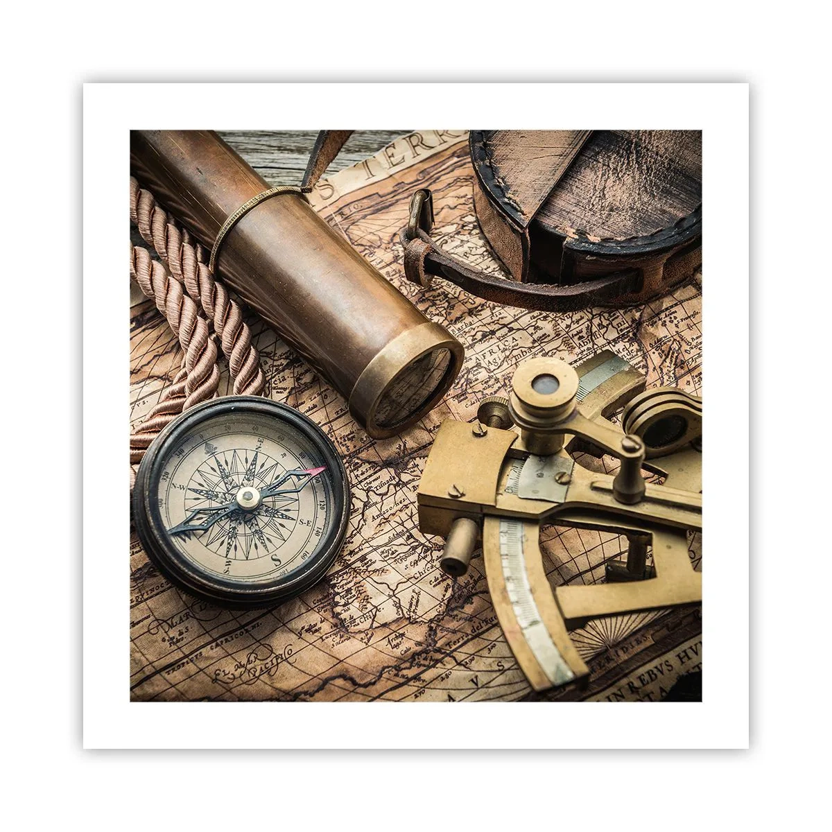 Poster - Stabilește cursul - 50x50 cm