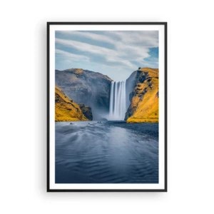 Poster în ramă neagră - Durată eternă, mișcare eternă - 70x100 cm