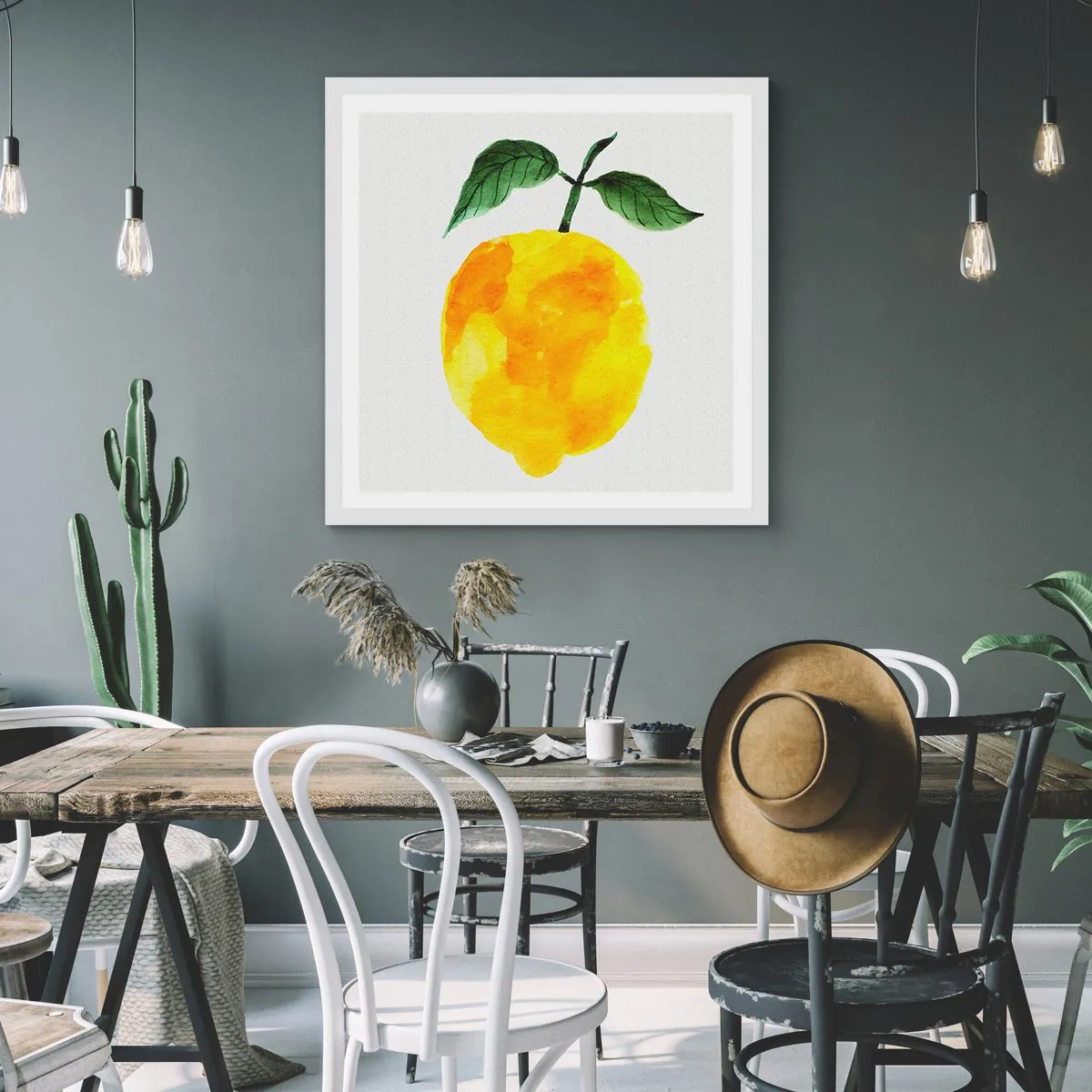 Poster în ramă albă - Cum să simțiți gustul soarelui - 50x50 cm