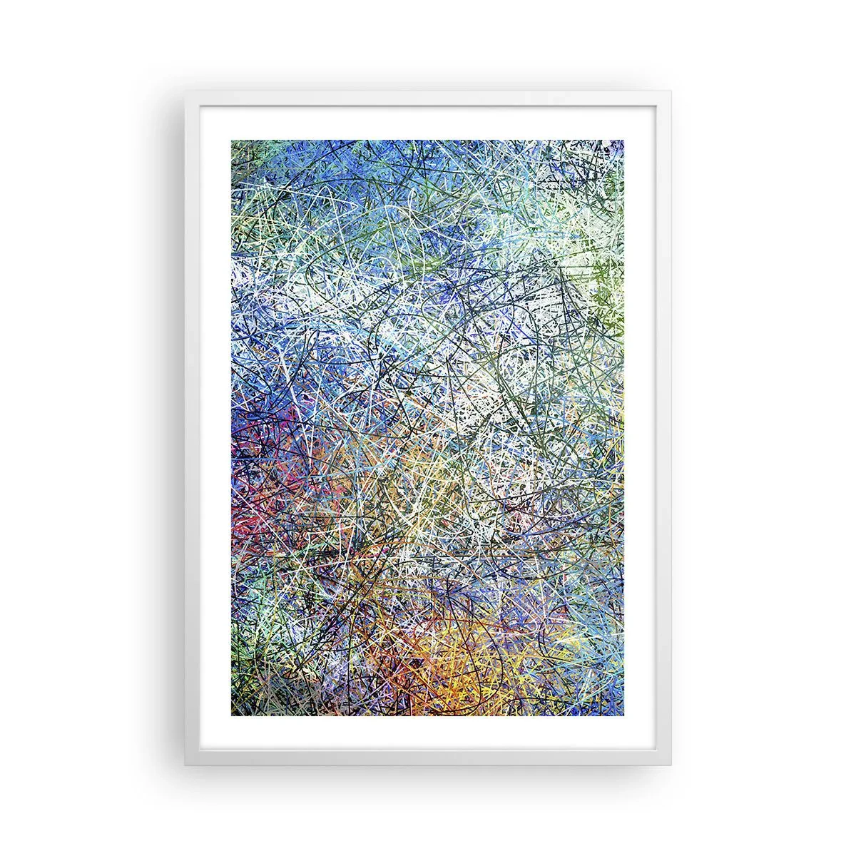 Poster în ramă albă - Nu este atât de simplu - 50x70 cm