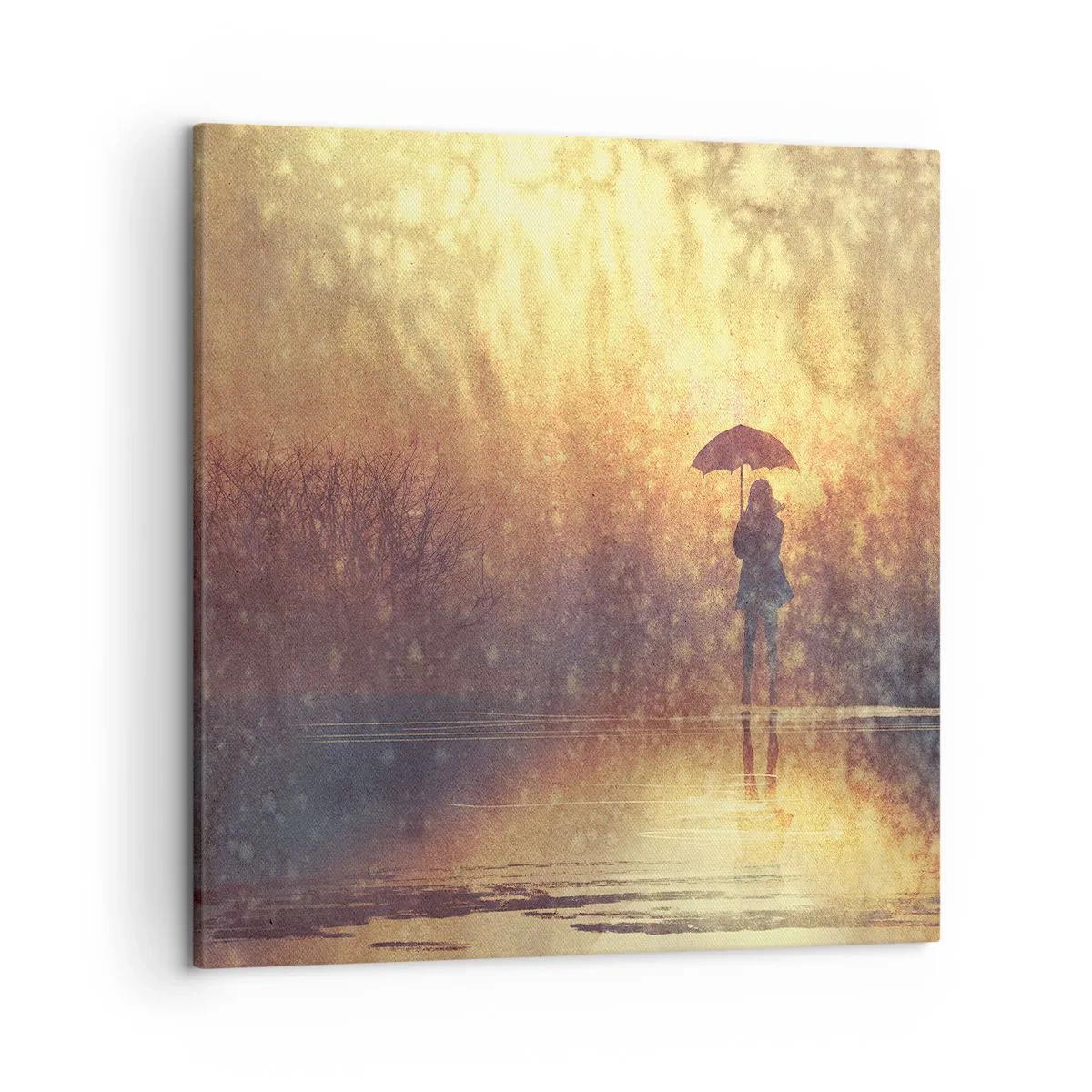Tablou pe pânză - Simt că cineva se uită la mine - 50x50 cm