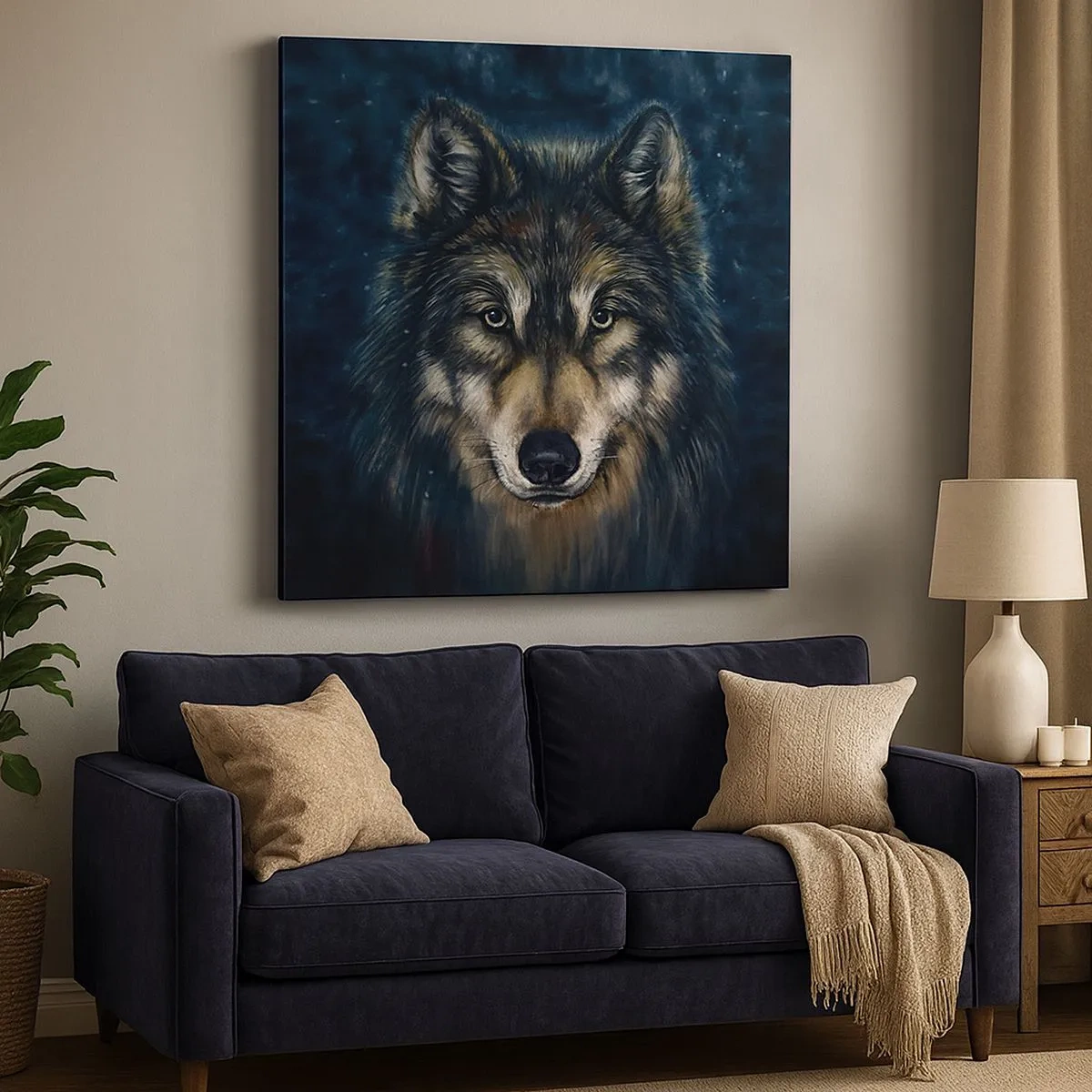 Tablou pe pânză - Alfa? Și omega - 30x30 cm