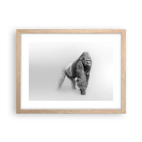 Poster în ramă de stejar deschis - Încrezător în puterea lui - 40x30 cm