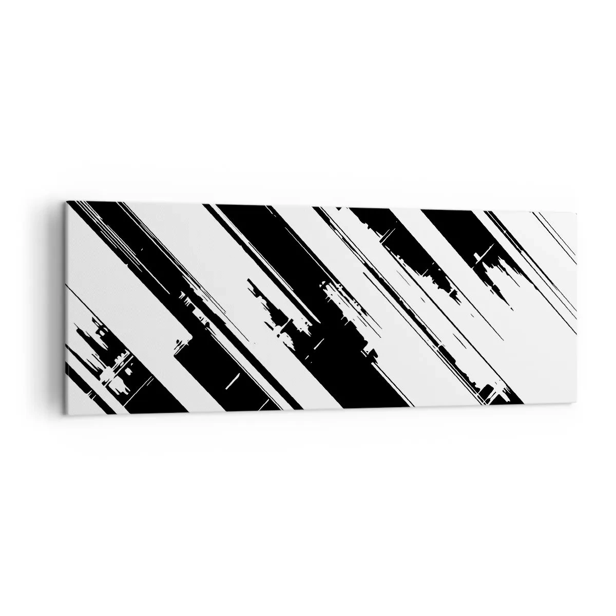 Tablou pe pânză - Compoziție intensă și dinamică - 140x50 cm