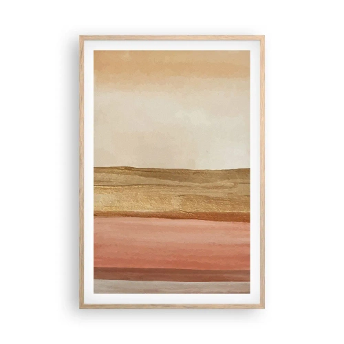 Poster în ramă de stejar deschis - Compoziție verticală - 61x91 cm