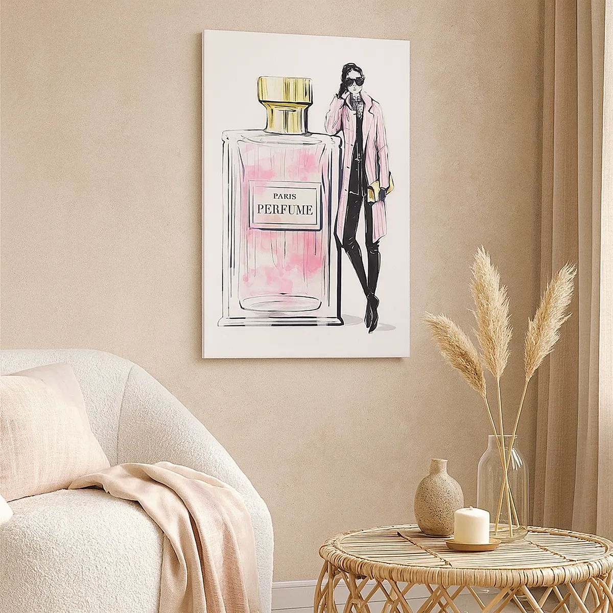 Tablou pe pânză Canvas - Senzualitate pariziană - 50x70 cm