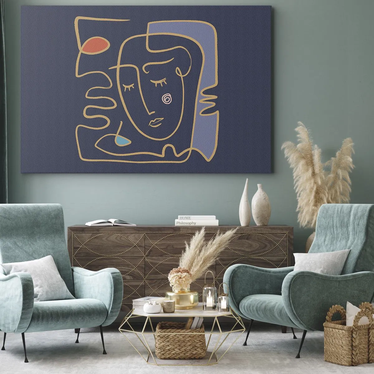 Tablou pe pânză - În reverie - 100x70 cm