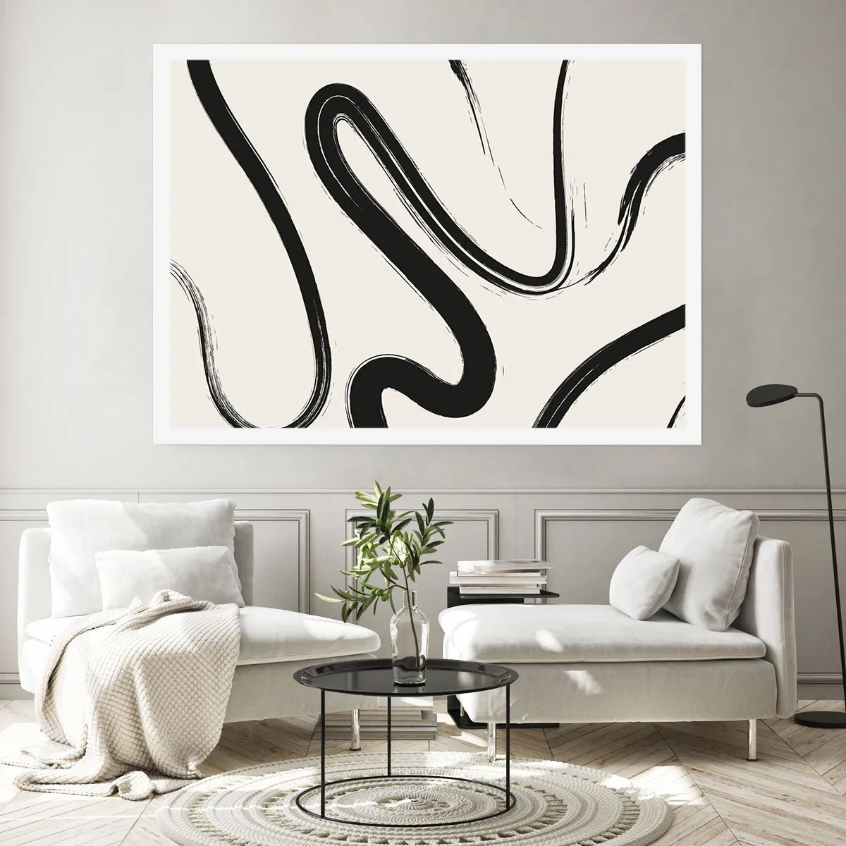 Poster - Capriciu în alb și negru - 40x30 cm