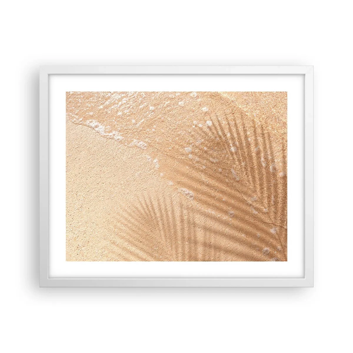 Poster în ramă albă - Umbra unei veri fierbinți - 50x40 cm