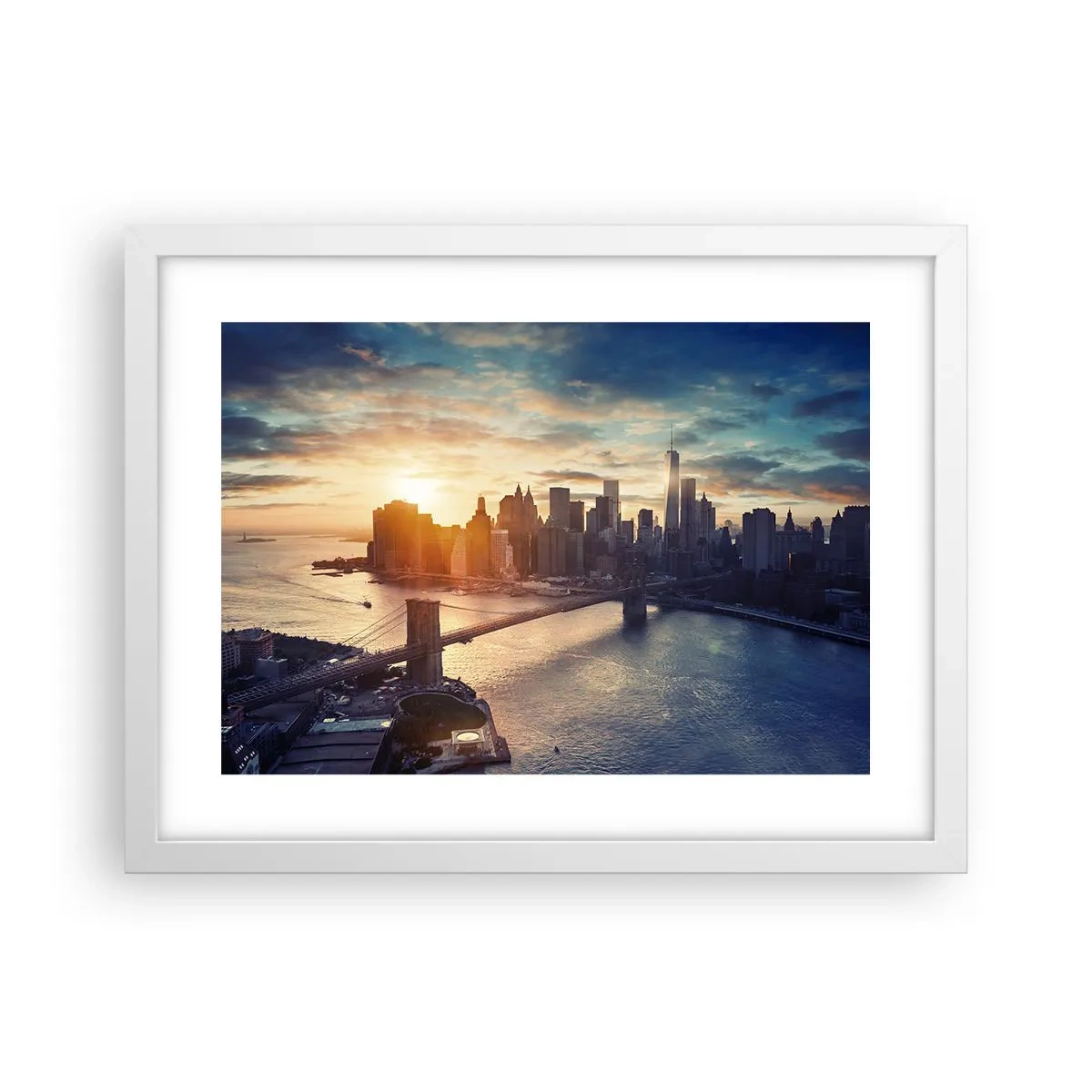 Poster în ramă albă - Un monument al culturii occidentale - 40x30 cm