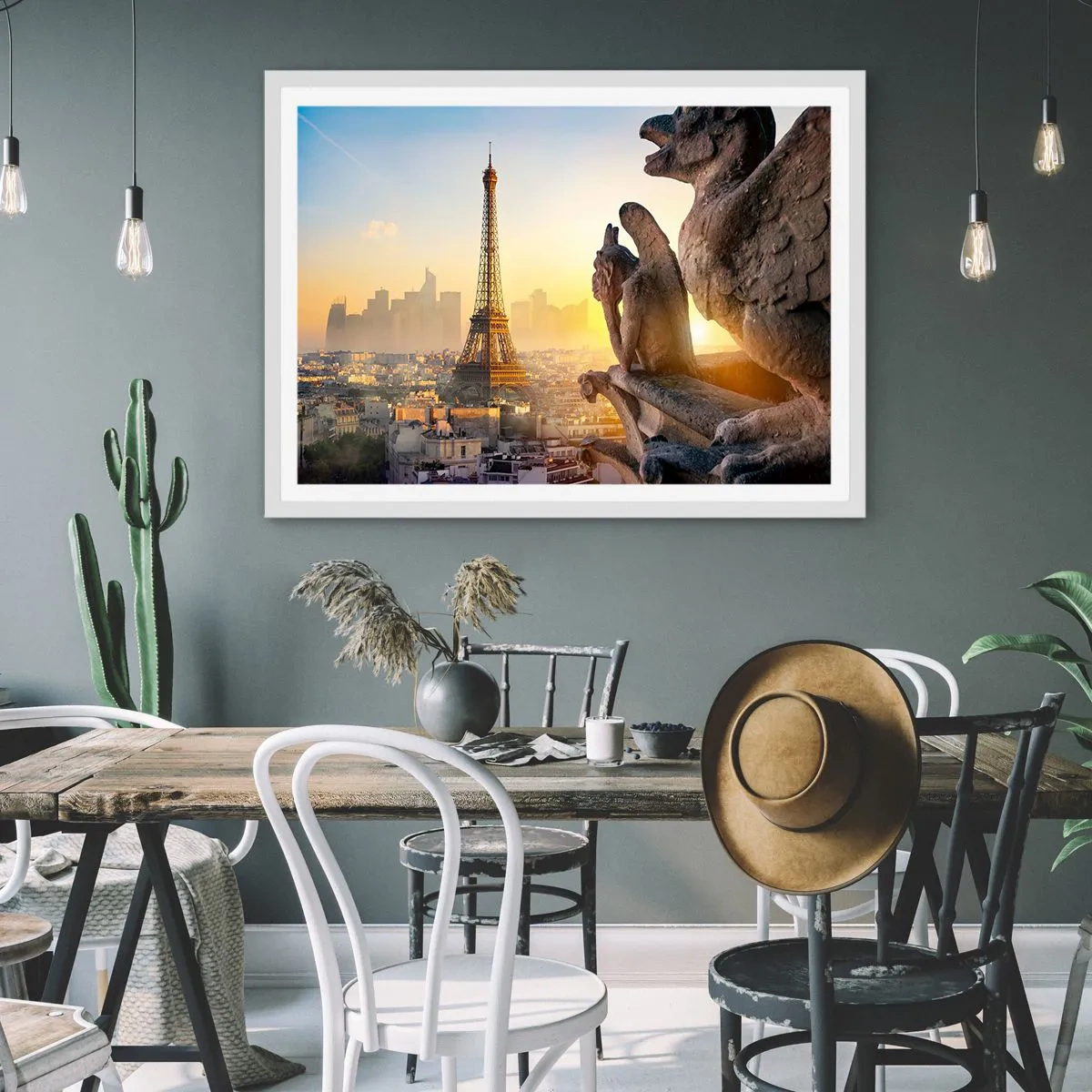 Poster în ramă albă - S-au schimbat multe... - 100x70 cm