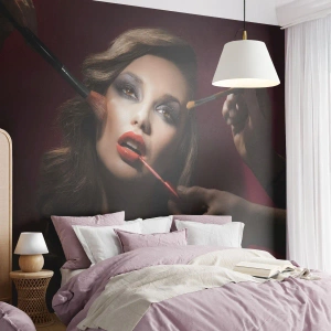 Tapet Autoadeziv Deluxe Sticker - Frumoasă visătoare - Femeie, Inventa, Actriţă - 100x70 cm