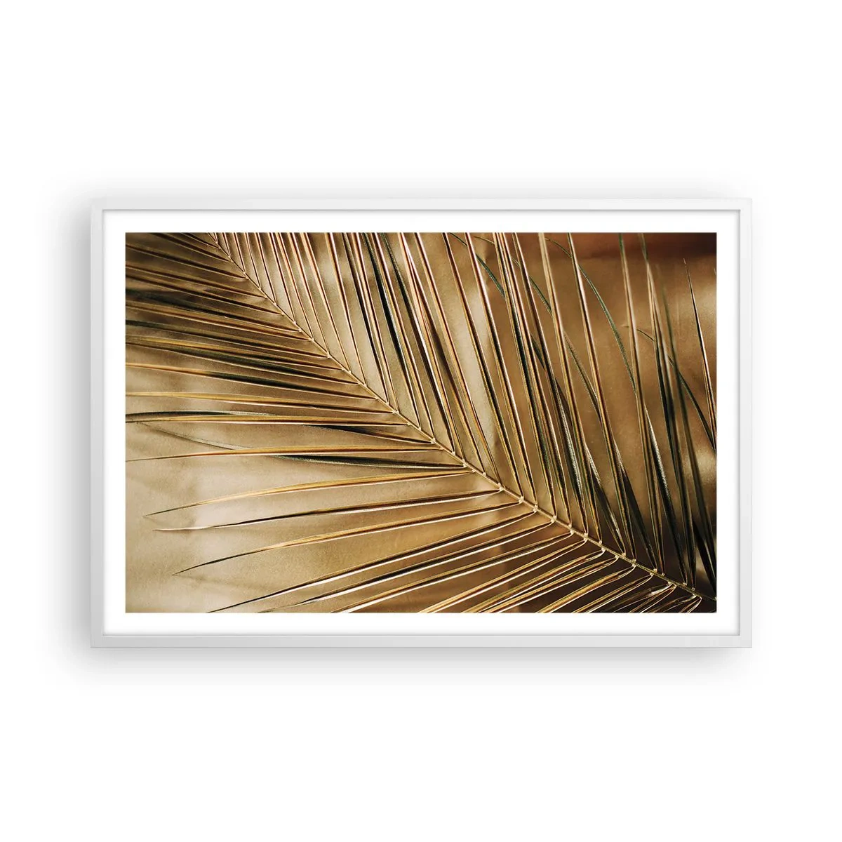Poster în ramă albă - Colonadă naturală - 91x61 cm
