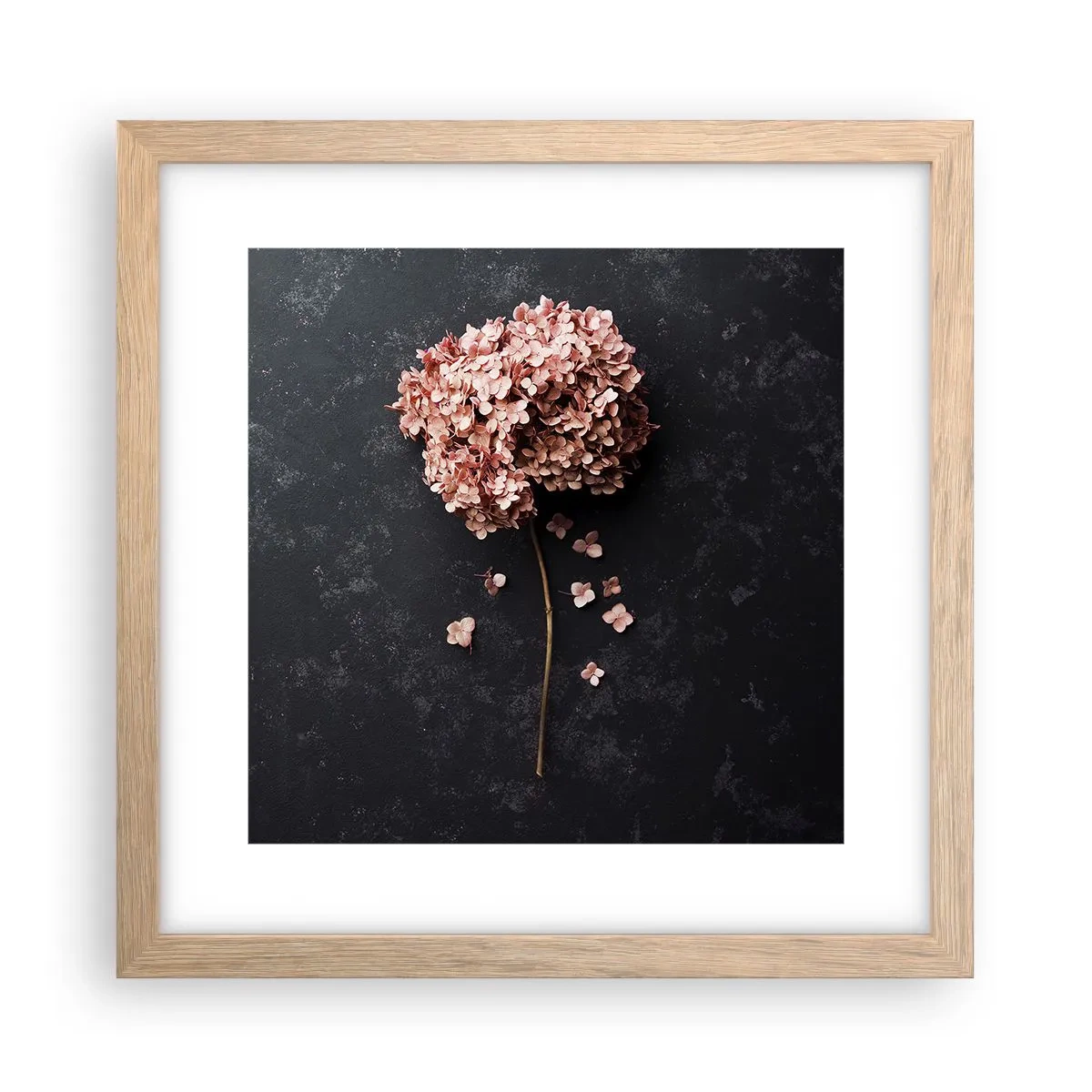 Poster în ramă de stejar deschis - Un semn cu adevărat romantic - 30x30 cm