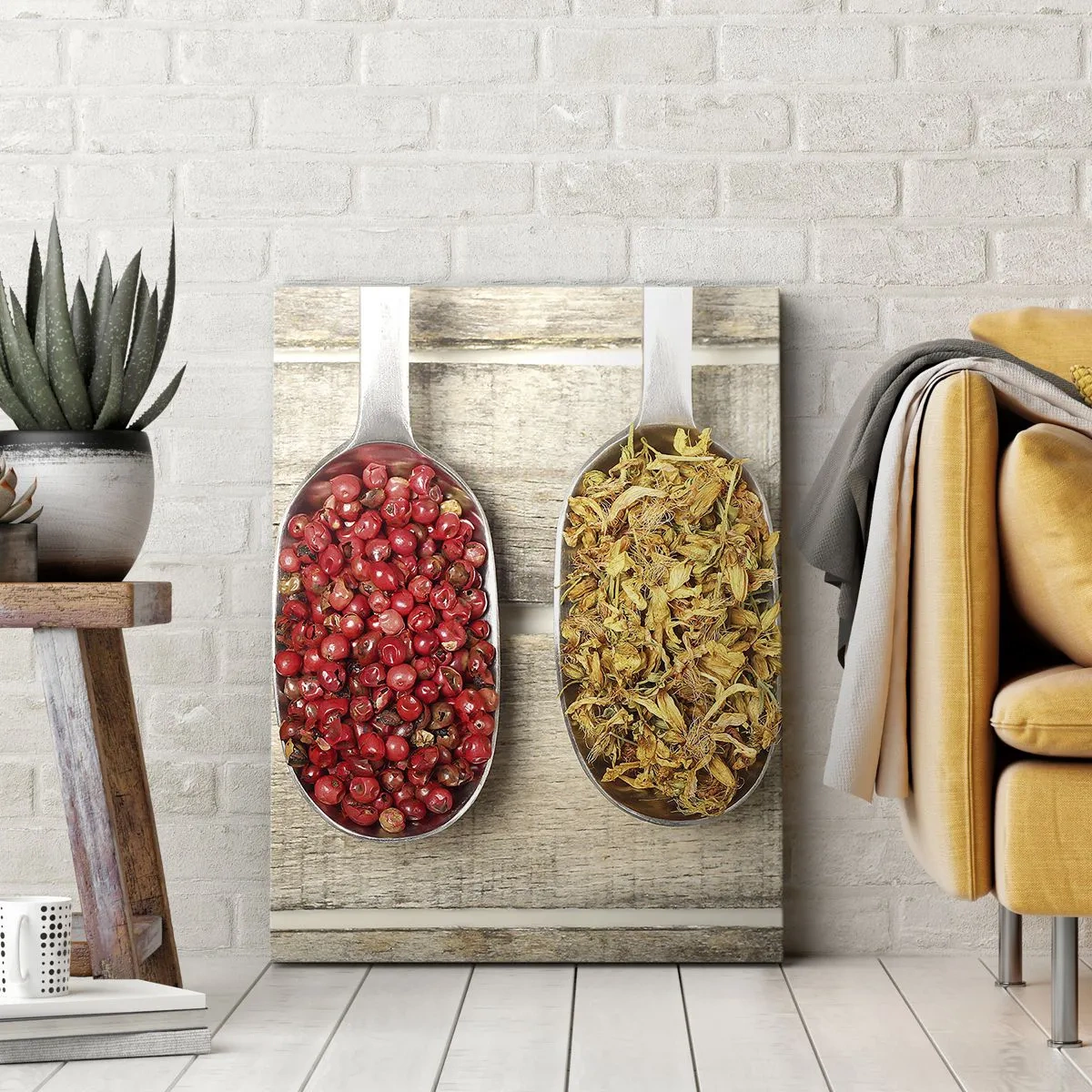 Tablou pe pânză - Magia bucătăriei - 45x80 cm