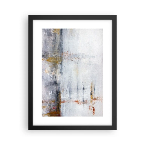 Poster în ramă neagră - În spatele cortinei de aer - 30x40 cm