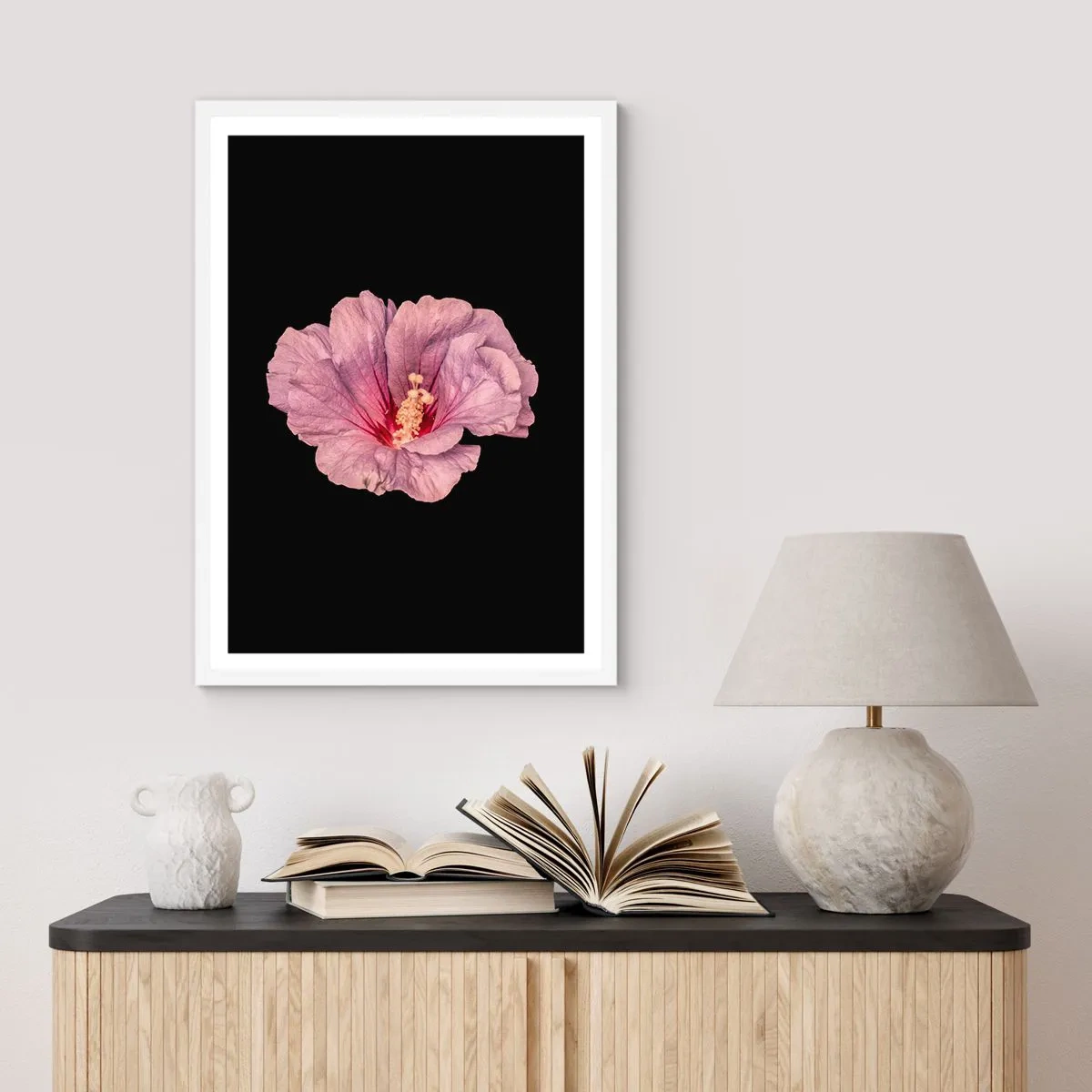 Poster în ramă albă - Direct la inimă - 70x100 cm