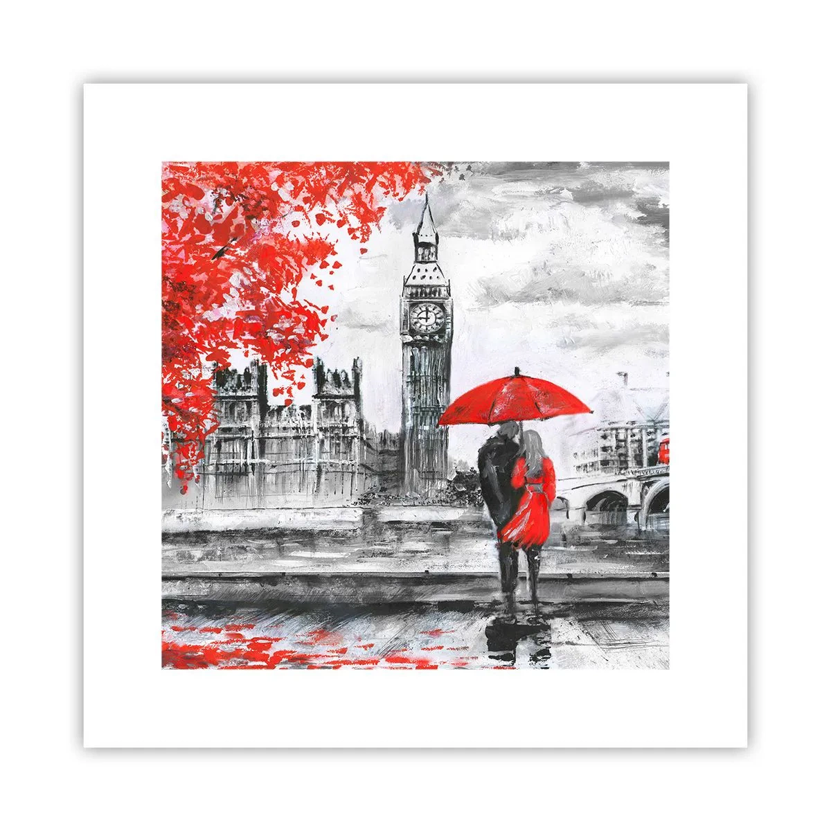 Poster - Îndrăgostit de Londra - 30x30 cm