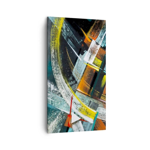 Tablou pe pânză - Energia în mișcare - 45x80 cm