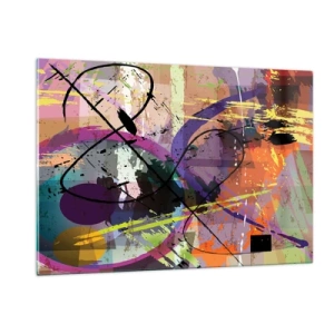 Tablou pe sticlă - Poate fi drept sau de jur împrejur - 120x80 cm