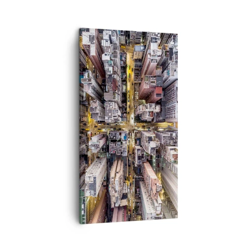 Tablou pe pânză - Salutări din Hongkong - 45x80 cm