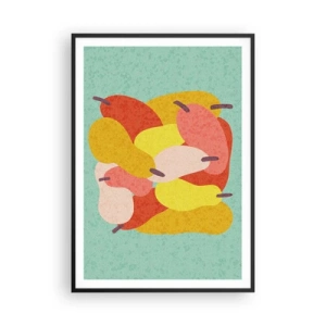 Poster în ramă neagră - Gustă soarele de vară - 70x100 cm