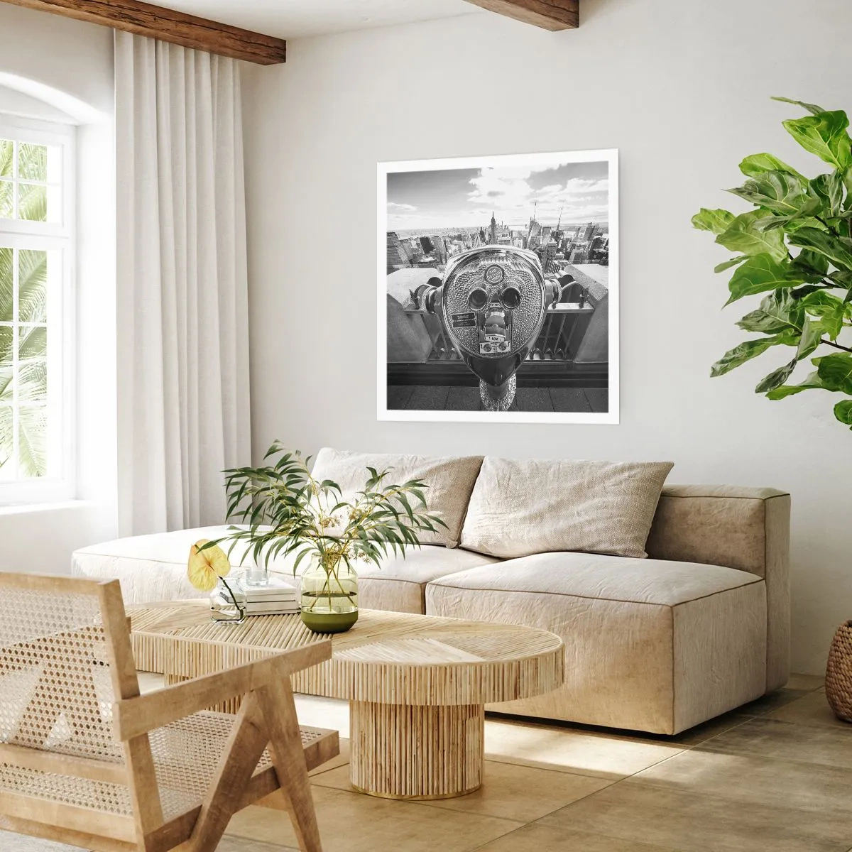 Poster - Orașul de deasupra orașelor - 60x60 cm