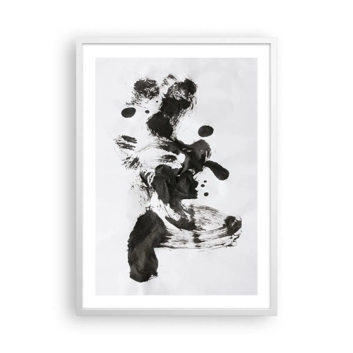 Poster în ramă albă - Metodă în nebunie? - 50x70 cm
