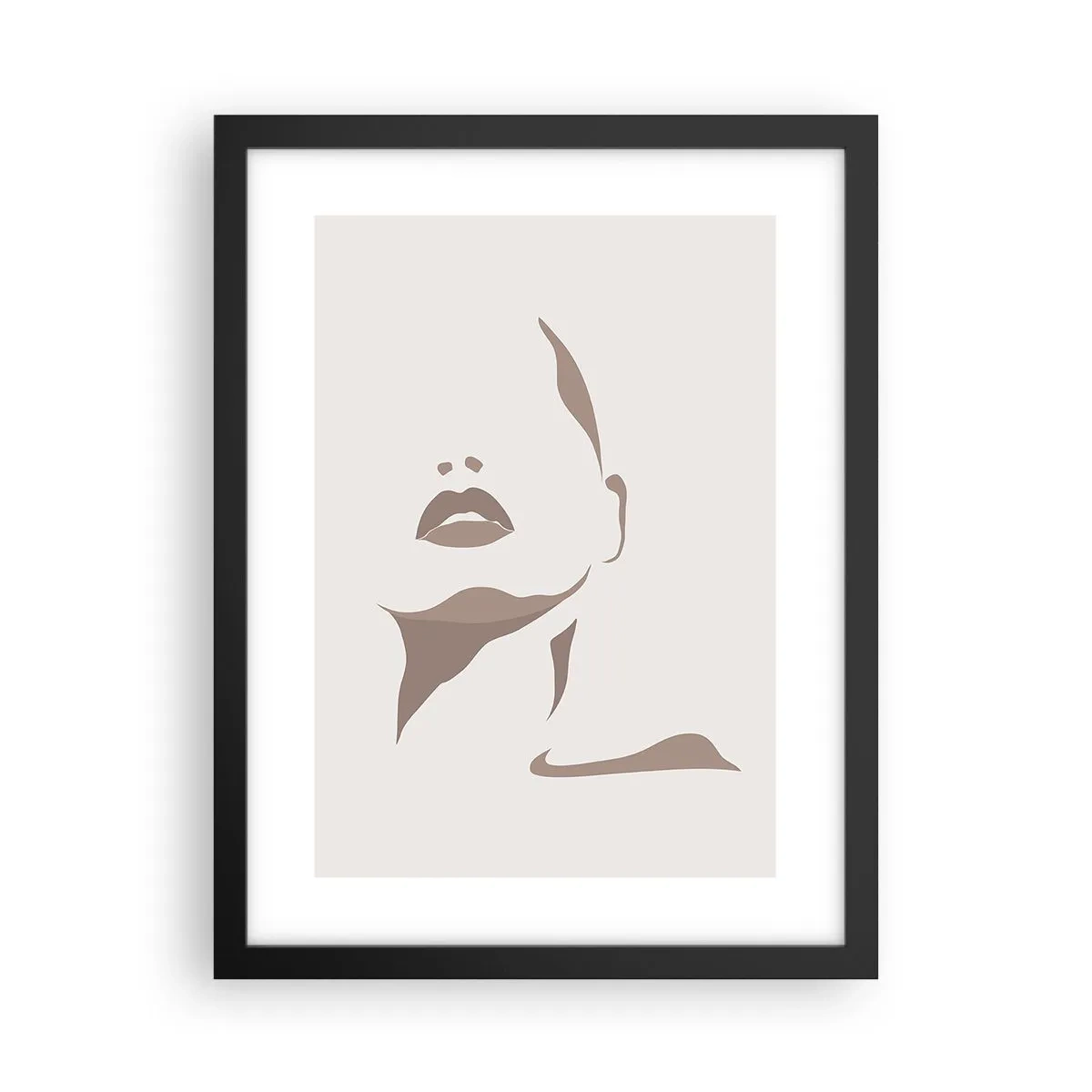 Poster în ramă neagră - Creată din lumină și umbră - 30x40 cm