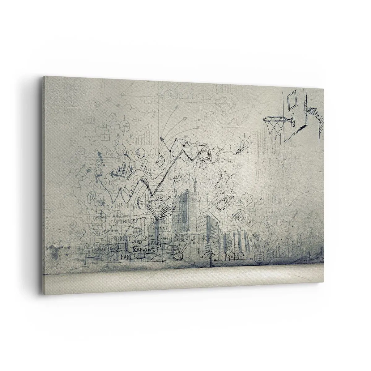 Tablou pe pânză - Minunata mea viață de oraș - 120x80 cm