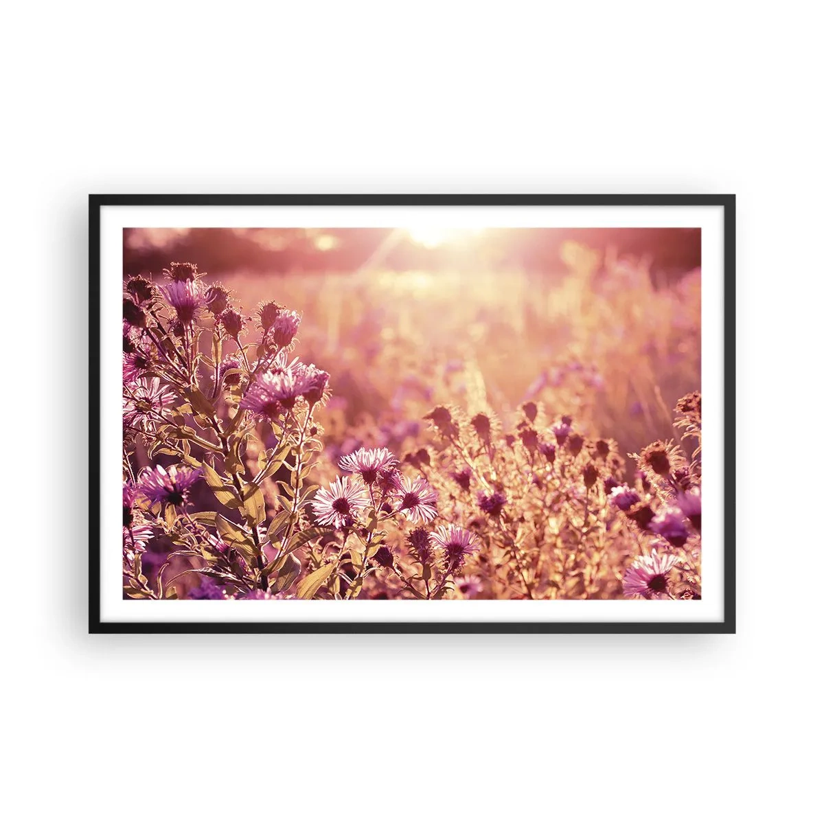 Poster în ramă neagră - Înainte ca vara să plece - 91x61 cm