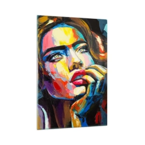 Tablou pe sticlă - Visele ca niște păsări se înalță pe cer - 80x120 cm