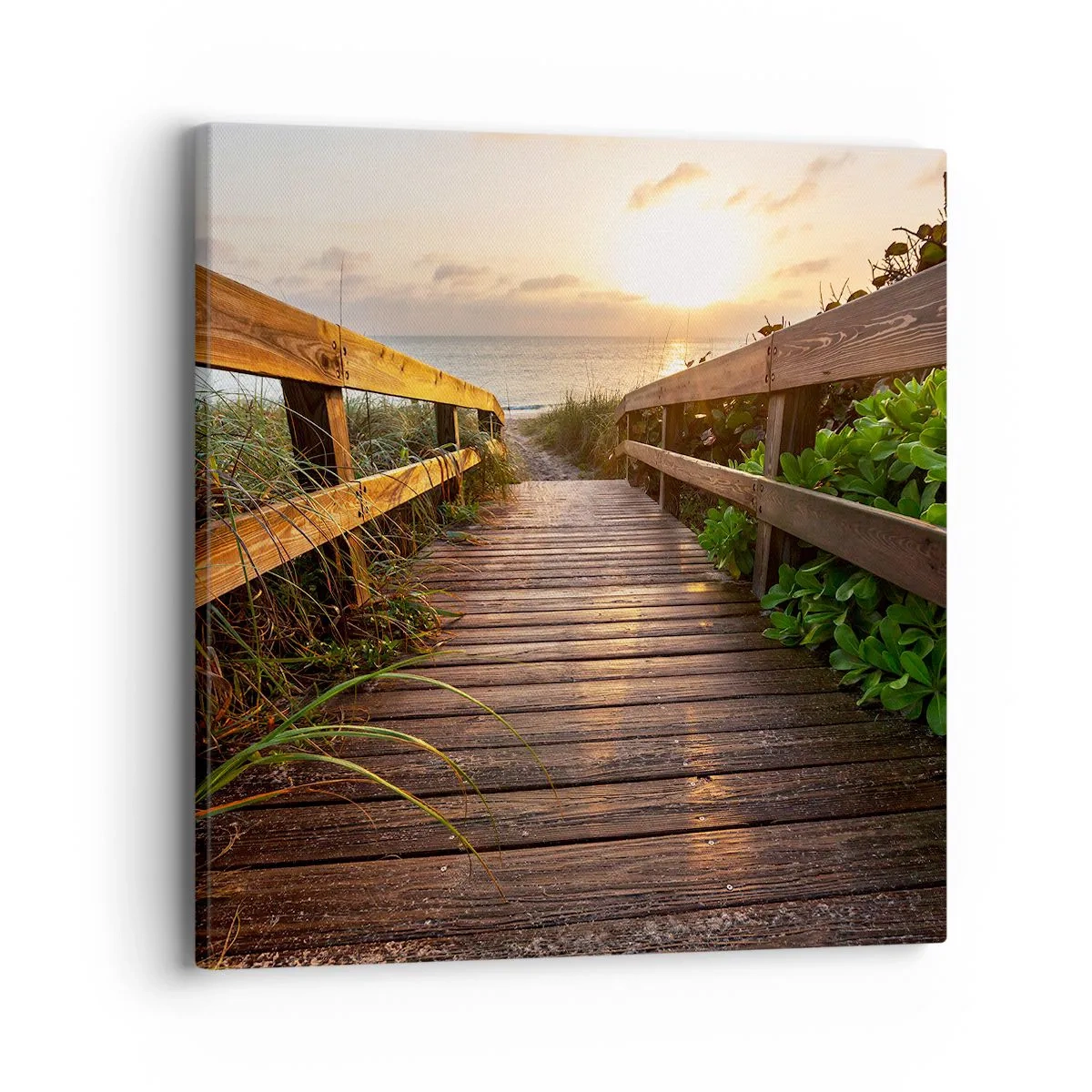 Tablou pe pânză - Și direct la țărm - 40x40 cm