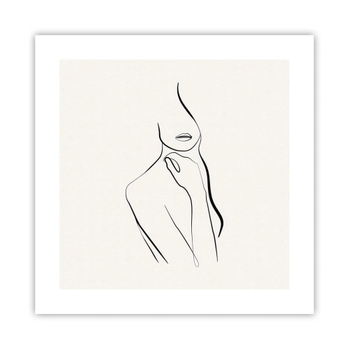 Poster - Val de melancolie - 40x40 cm