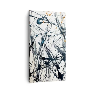 Tablou pe pânză - Abstracție expresionistă - 45x80 cm