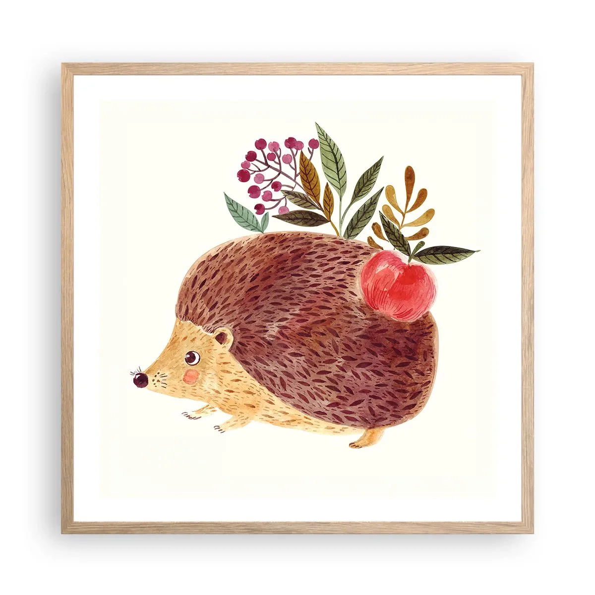 Poster în ramă de stejar deschis - Și tu deja mă placi - 60x60 cm