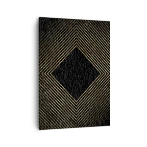 Tablou pe pânză - Geometrie în stil glamour - 50x70 cm
