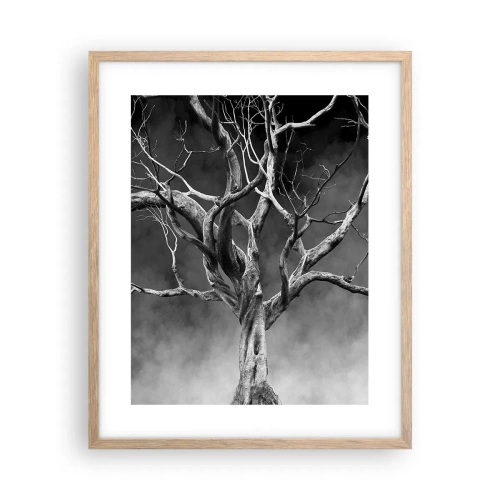 Poster în ramă de stejar deschis - Primare și sacre - 40x50 cm