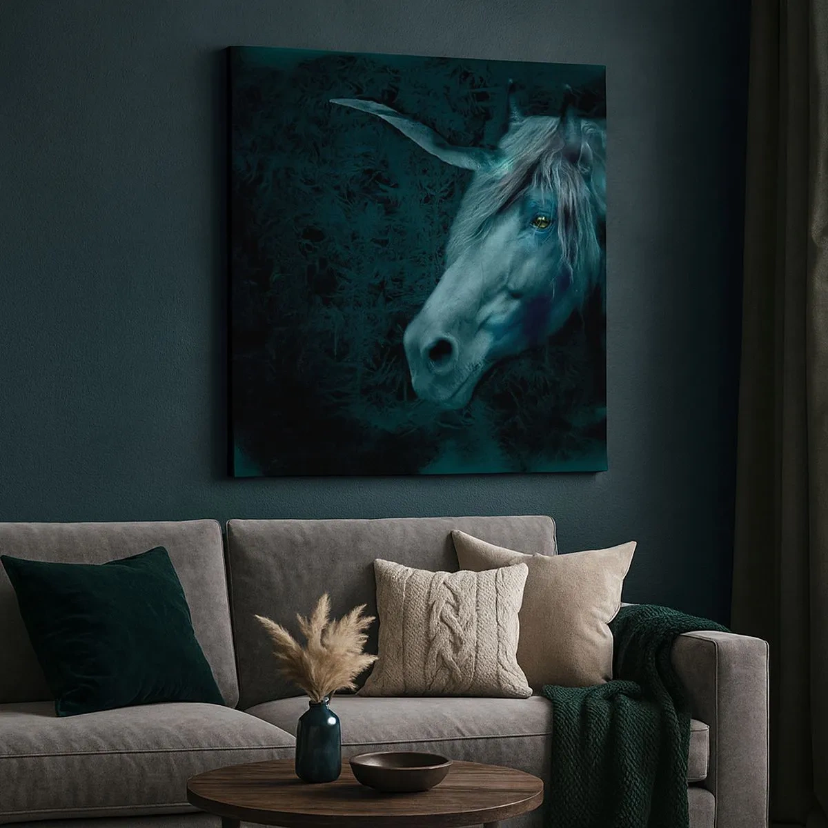 Tablou pe pânză - Într-o pădure de basm - 30x30 cm