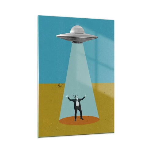 Tablou pe sticlă - Întâlnire de gradul III - 50x70 cm