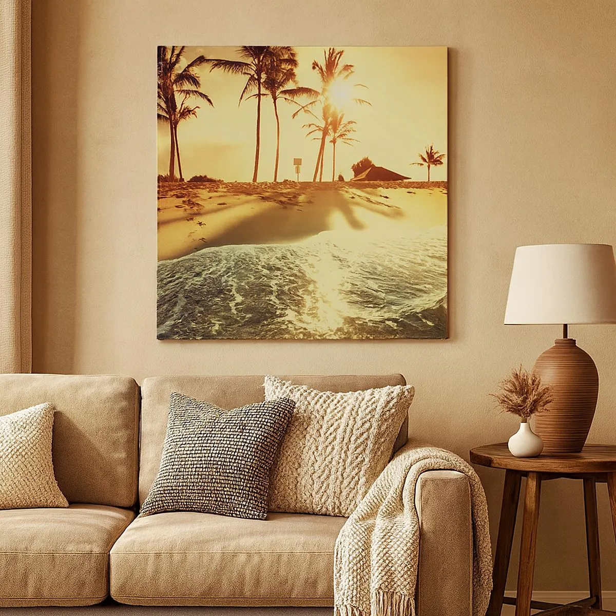 Tablou pe pânză - California după-amiază - 30x30 cm